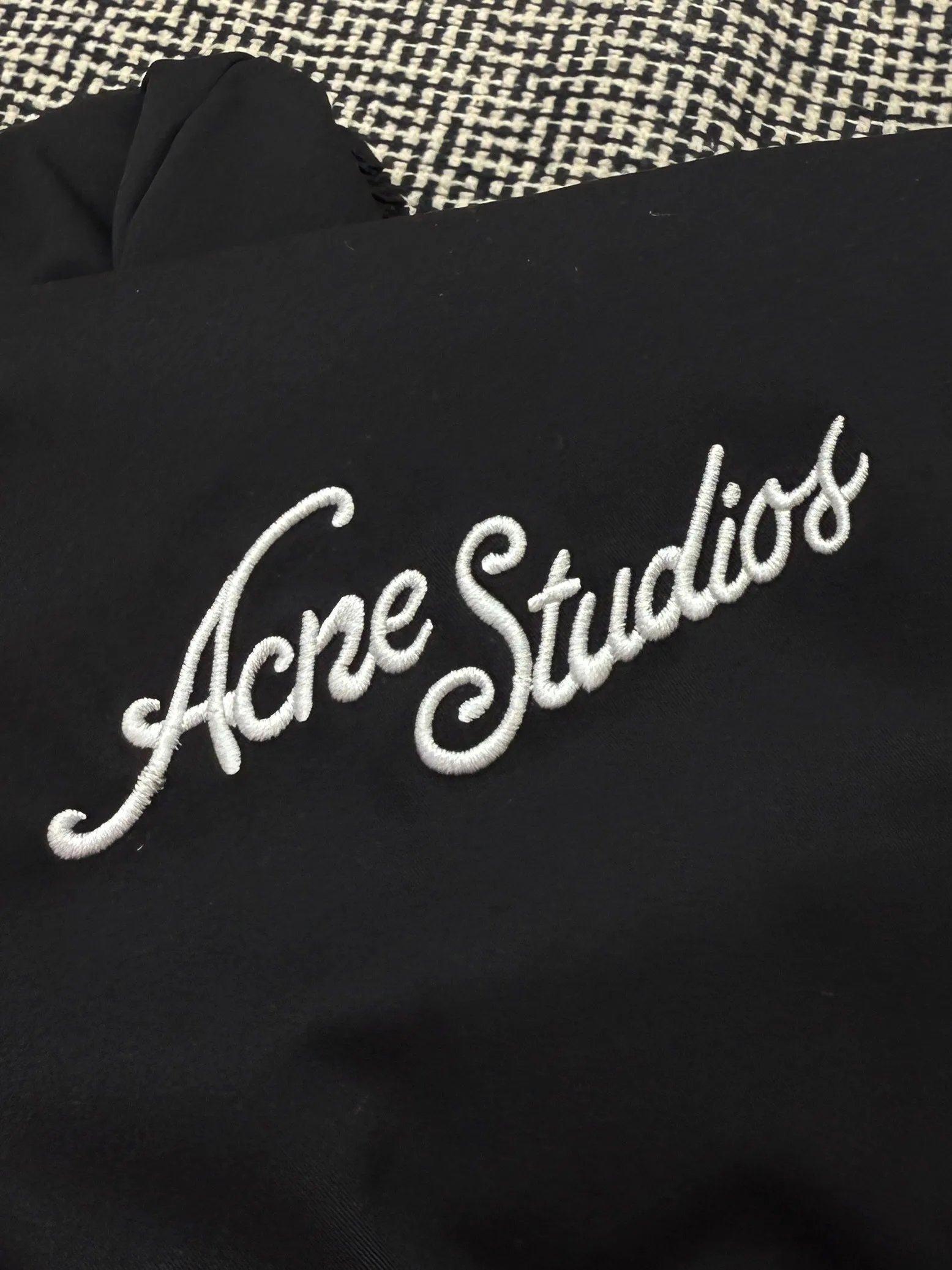 Acne Studios contrasting color patchwork embroidered drawstring trousers 46/48/50/52